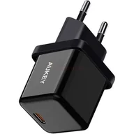 Ładowarki do telefonów - AUEKY PA-F5 BLACK OEM ŁADOWARKA SIECIOWA 20W 1XUSB-C PD - miniaturka - grafika 1