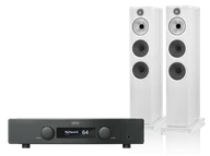 Zestawy stereo - Hegel H95 (czarny) + 603 S3 (biały) - miniaturka - grafika 1