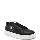 Trampki męskie - Calvin Klein Jeans Skórzane trampki CHUNKY CUPSOLE MONOLOGO - miniaturka - grafika 1