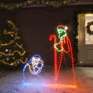 Oświetlenie świąteczne - Lumarko Świąteczna dekoracja świetlna Maryja i Józef, 264 LED - miniaturka - grafika 1