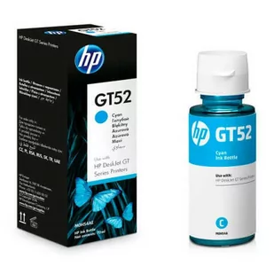HP GT52, M0H54AE błekitny (cyan) tusz oryginalny - Zestawy do napełniania tuszy i tonerów - miniaturka - grafika 1