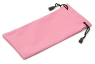 Akcesoria do okularów - Etui woreczek na okulary w kolorze jasny róż - miniaturka - grafika 1