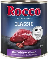 Mokra karma dla psów - Rocco Classic, 6 x 800 g - NOWOŚĆ! Wołowina z mięsem z dzika - miniaturka - grafika 1