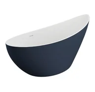 Wanny - Polimat Zoe Wanna wolnostojąca 180x80 cm granatowa 00517 - odbiór osobisty: Kraków, Warszawa - miniaturka - grafika 1