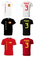 Koszulki sportowe męskie - Koszulka HISZPANIA GERARD PIQUE 3 JR - miniaturka - grafika 1