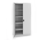 Szafy biurowe - KOVONA Szafa spawana JUMBO, 1950 x 1200 x 500 mm, szaro/szara C3703H1.2.09.24B2B - miniaturka - grafika 1