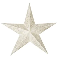 Ozdoby bożonarodzeniowe - Lampion ALLADIN STAR, gwiazda betlejemska, 5 ramion, 45cm, écru - miniaturka - grafika 1