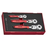 Klucze i nasadki - Teng Tools Zestaw Pokręteł Zapadkowych Przegubowych Tea7203, 3Szt. L-285430104 5020385033856 - miniaturka - grafika 1
