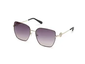 Okulary przeciwsłoneczne - Okulary GUESS GF6183-5832B. Okulary przeciwsłoneczne, Kolor złoty. Kobieta. - miniaturka - grafika 1