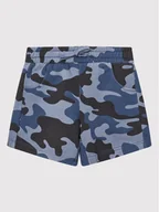 Spodenki damskie - United Colors Of Benetton Szorty sportowe 33AMI0302 Niebieski Regular Fit - miniaturka - grafika 1