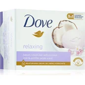 Mydła - Dove, Unilever, Relaksujące mydło w kostce 3in1 Coconut Milk & Jasmine, 90 g - miniaturka - grafika 1