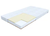 Materace - Materac piankowy PIKOLO lateks, kokos - 90 x 200 - H2 średnio miękki / H4 twardy - 10 cm - miniaturka - grafika 1