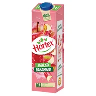 Soki i napoje niegazowane - Hortex Napój jabłko rabarbar 1 l - miniaturka - grafika 1