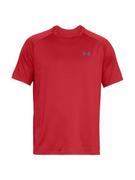 Koszulki sportowe męskie - Under Armour Koszulka sportowa w kolorze czerwonym - miniaturka - grafika 1