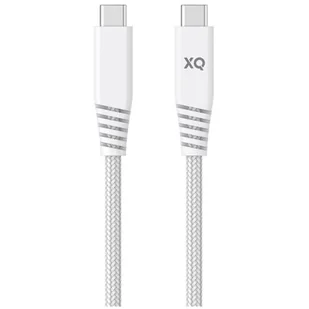 Xqisit Kabel USB Typ-C USB Typ-C Extra Strong Braided 45571 2m Biały - Kable USB - miniaturka - grafika 1
