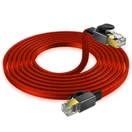 Pozostałe akcesoria sieciowe - Reagle Kabel Sieciowy LAN ETHERNET RJ45 Cat8 40Gbps 1,5M - miniaturka - grafika 1