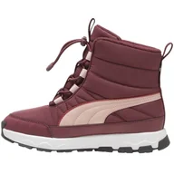 Buty dla dziewczynek - Buty Puma Evolve Boot Jr 392644 04 czerwone - miniaturka - grafika 1