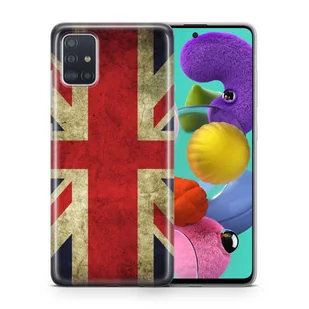 Etui na telefon komórkowy Pokrowiec ochronny na Samsung Galaxy A71 Etui Bumper Cases TPU, Model: Samsung Galaxy A71, Wybierz motyw: Flaga Anglii - Etui i futerały do telefonów - miniaturka - grafika 1