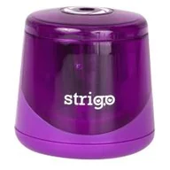 Przybory szkolne - Temperówka elektryczna różowa STRIGO - miniaturka - grafika 1