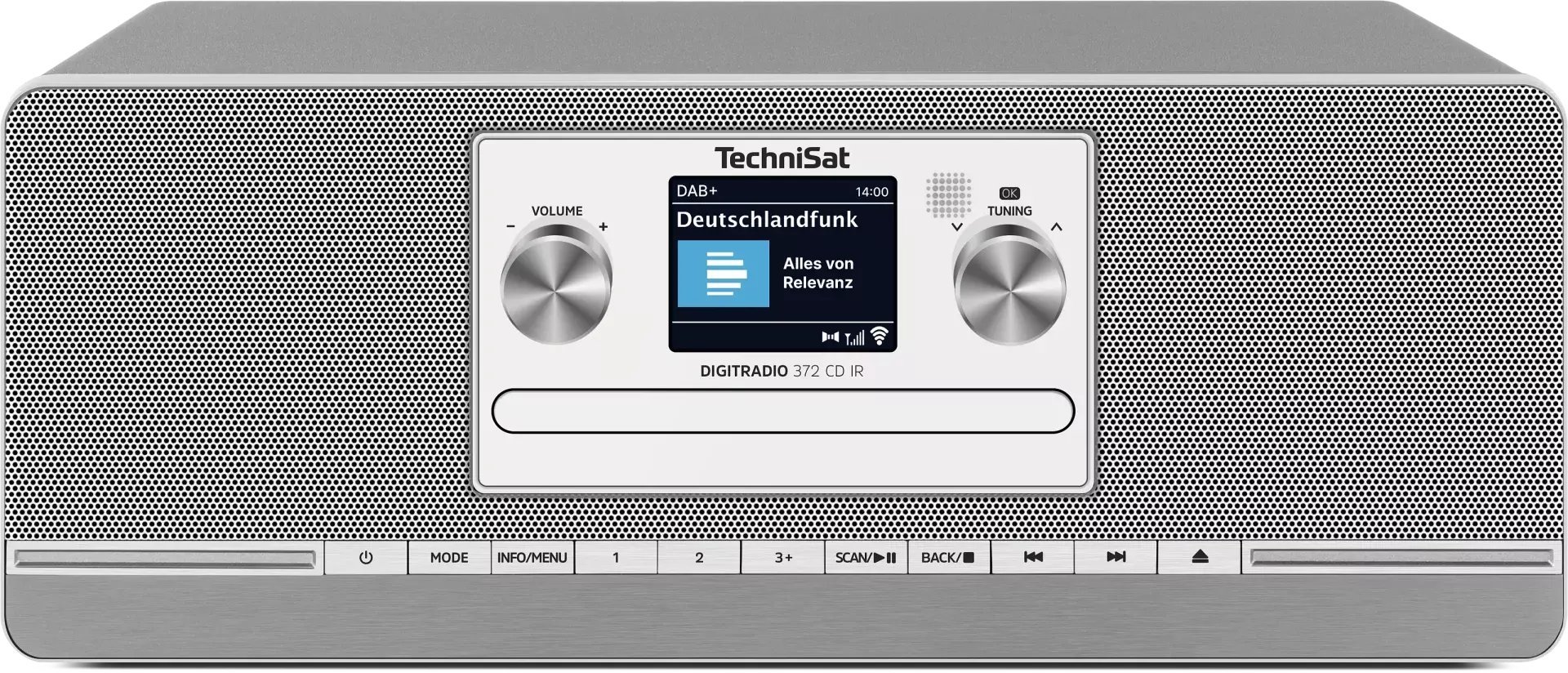 Technisat DigatRadio 372 CD IR srebrny