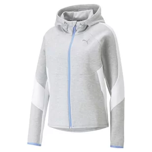 Bluza z kapturem damska Puma Evostripe szara 67308504-S - Bluzy damskie - miniaturka - grafika 1