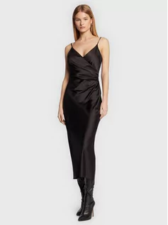 Sukienki - Imperial Sukienka koktajlowa AB5MEBA Czarny Slim Fit - grafika 1