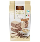 Inne słodycze - Feiny Biscuits Cubus Wafle z Kremem Cappuccino 125 g - miniaturka - grafika 1
