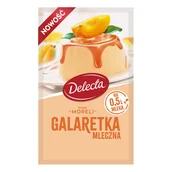 Galaretki - Delecta Galaretka mleczna smak moreli 60 g - miniaturka - grafika 1