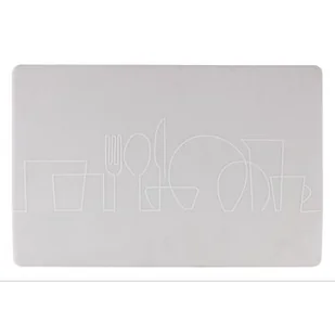 Podkładka HELLS 43,5 x 28,5 cm biała - Obrusy i serwetki - miniaturka - grafika 1