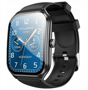 Hoco z funkcją rozmowy AMOLED Y28 czarny - Smartwatch - miniaturka - grafika 1