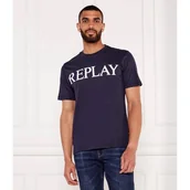 Koszulki męskie - Replay T-shirt Regular Fit - miniaturka - grafika 1