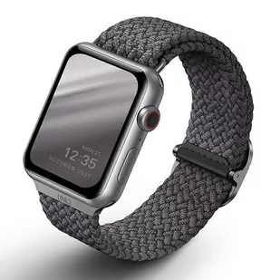 UNIQ pasek Aspen Apple Watch 40/38/41mm Braided szary/granite grey - Akcesoria do smartwatchy - miniaturka - grafika 1