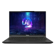 Laptopy - MSI Stealth A16 AI+ A3XWIG-043 AMD Ryzen AI 9 HX 370 (16") Quad HD+ 32 GB LPDDR5x-SDRAM 2 TB SSD NVIDIA GeForce RTX 5080 Wi-Fi 7 (802.11be) Windows 11 Home Czarny - miniaturka - grafika 1