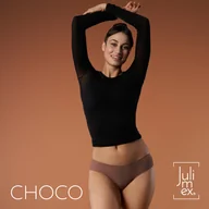 Majtki damskie - Figi Tanga Choco Brązowy (Rozmiar XL) - miniaturka - grafika 1
