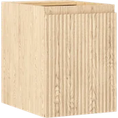 Szafki łazienkowe - Mexen Rivel szafka łazienkowa podumywalkowa 35 cm, 1 drzwi, ryflowana, dąb - 91A21-03547-1-BF81 - miniaturka - grafika 1