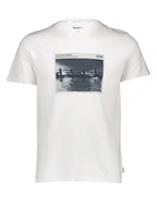 Koszulki męskie - Pepe Jeans Koszulka "Ciel" w kolorze białym - miniaturka - grafika 1