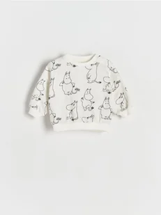 Reserved - Bawełniana bluza Muminki - złamana biel - Bluzki dla niemowląt - miniaturka - grafika 1