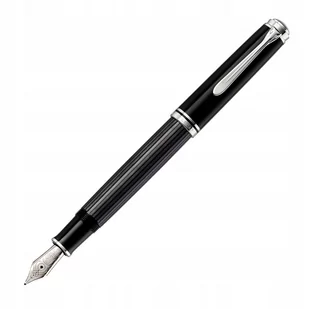 Pelikan Premium M805 wieczne pióro, stalówka typu B, czarny/szary 957688 - Pióra wieczne - miniaturka - grafika 1