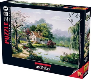 Puzzle 260 Chatka nad stawem Nowa - Puzzle - miniaturka - grafika 1