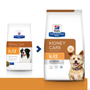 Hills Prescription Diet K/D Kidney Care Canine 2 kg - Sucha karma dla psów - miniaturka - grafika 1