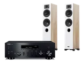 Zestawy stereo - Yamaha R-N600A (czarny) + Diva 5 (dąb) - miniaturka - grafika 1