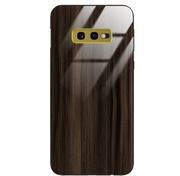 Etui i futerały do telefonów - Etui drewniane Samsung Galaxy S10e Premium Wood Dark Brown Forestzone Glass - miniaturka - grafika 1