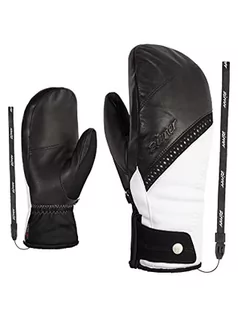Rękawiczki - Ziener Damskie rękawiczki narciarskie KALMANI/sporty zimowe | Gore-Tex Infinium, bardzo ciepłe, białe.black, 6,5 - grafika 1