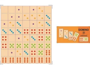 Brimarex Domino Tradycyjne Drewniane - Gry planszowe - miniaturka - grafika 1
