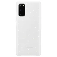 Etui i futerały do telefonów - Samsung Etui Led Cover do Galaxy S20 Biały EF-KG980CWEGEU - miniaturka - grafika 1
