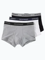 Majtki męskie - Emporio Armani Obcisłe bokserki Emporio Armani Mężczyźni Bawełna wielokolorowy jednolity, S - miniaturka - grafika 1