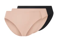 Majtki damskie - esmara® Majtki figi damskie, 3 pary (Czarny/ beżowy, 3XL (56/58)) - miniaturka - grafika 1