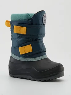 Kamik Kozaki zimowe "Hibou" w kolorze ciemnozielonym - Kozaki damskie - miniaturka - grafika 1