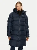 Kurtki damskie - Haglöfs Kurtka zimowa Long Mimic 607706 Granatowy Relaxed Fit - miniaturka - grafika 1