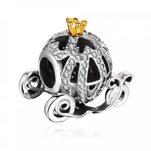 Murrano Charms Zawieszka Koralik 925 Zaczarowana Karoca SR-331 - Charmsy - miniaturka - grafika 1